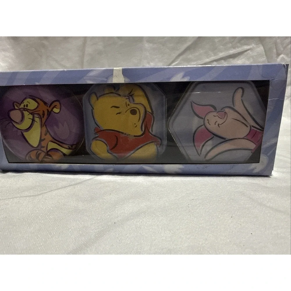 Vintage Winnie The‎ Pooh Candle Tin Set